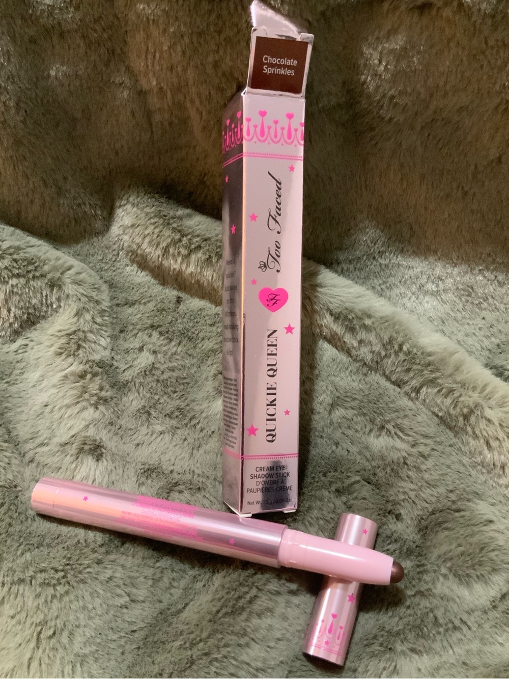 NIB Too Faced Eyeshadow Stick in Chocolate Sparkles